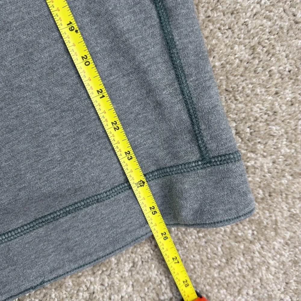 Tommy Bahama Sweater Mens 2XL Gray Knit Mock Neck Henley Reversible Pullover